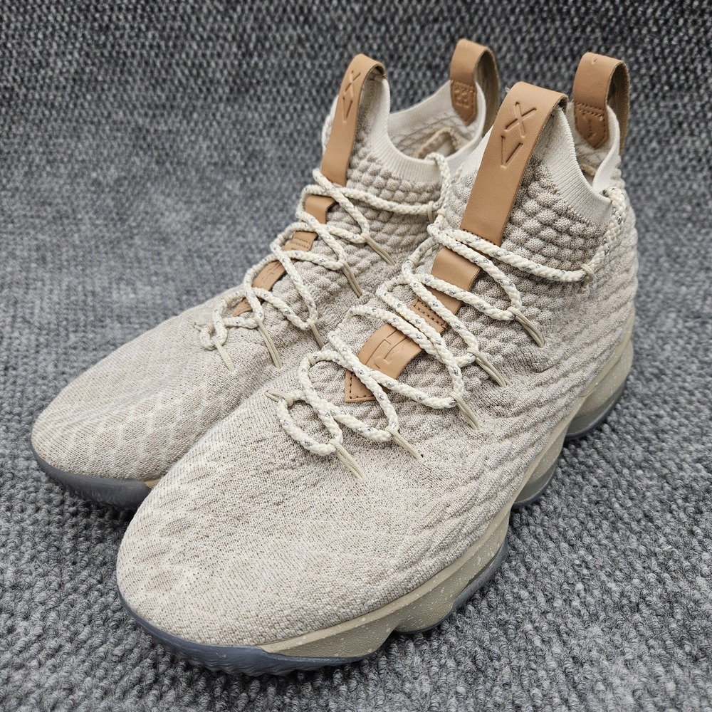 Nike LeBron James 15 Ghost Men's 11 Basketball Sneakers Lace Up Shoes 897649-003